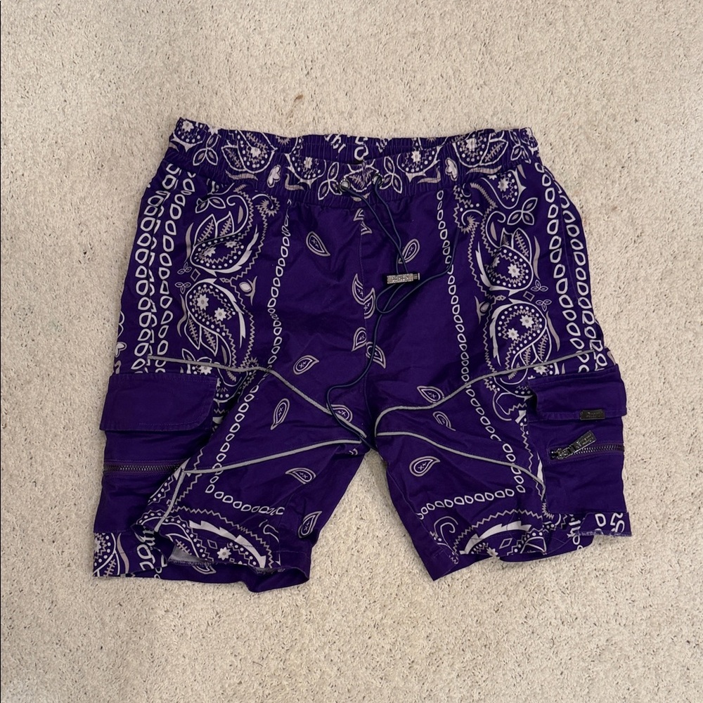 Guapi Purple bandana Men's Shorts